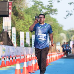 Race photo from BOGORUN 2026