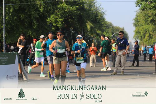 Race photo from Mangkunegaran Run 2024