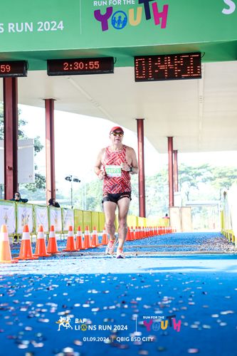 Race photo from BAF LIONS RUN 2024