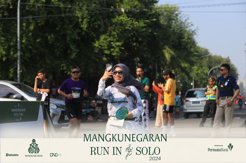 Race photo from Mangkunegaran Run 2024