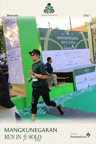 Race photo from Mangkunegaran Run 2024
