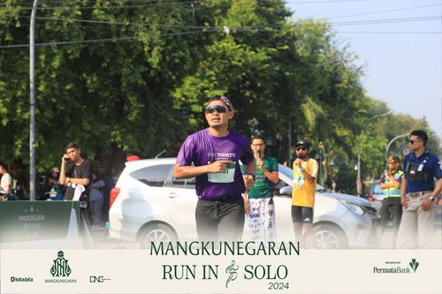Race photo from Mangkunegaran Run 2024