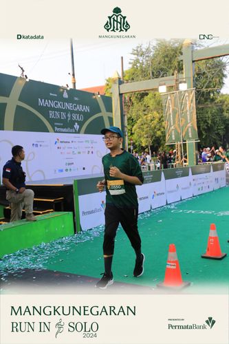 Race photo from Mangkunegaran Run 2024