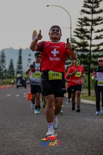 Race photo from CISANGKAN KBP CITY RUN 2025