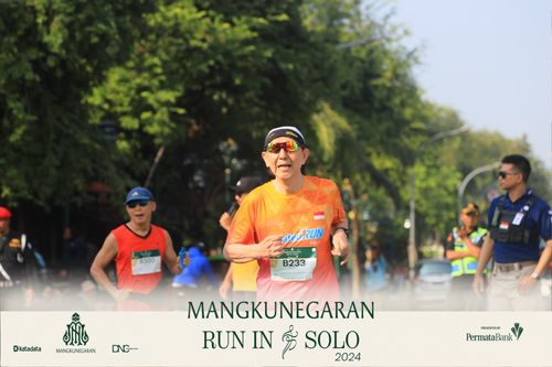 Race photo from Mangkunegaran Run 2024