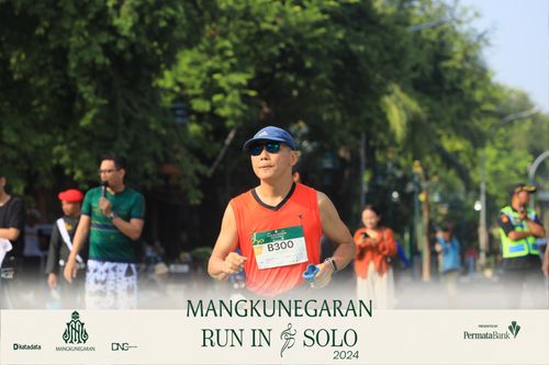 Race photo from Mangkunegaran Run 2024