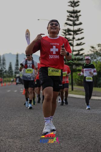 Race photo from CISANGKAN KBP CITY RUN 2025
