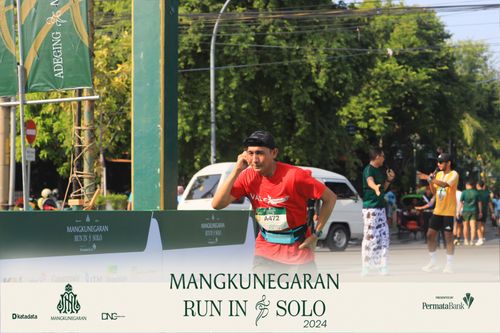 Race photo from Mangkunegaran Run 2024