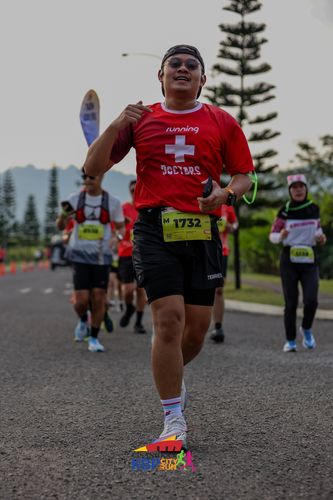 Race photo from CISANGKAN KBP CITY RUN 2025