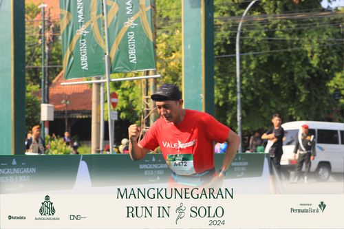 Race photo from Mangkunegaran Run 2024