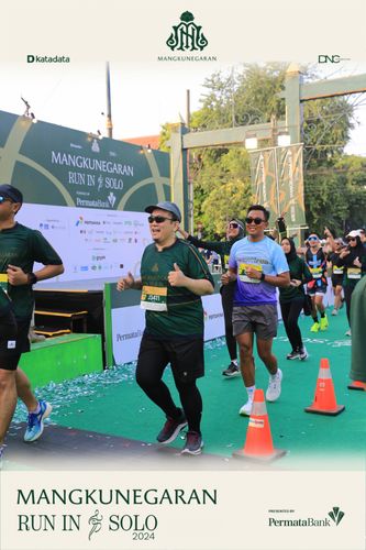 Race photo from Mangkunegaran Run 2024