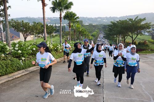 Race photo from Taman Budaya x BOGORUN 2025