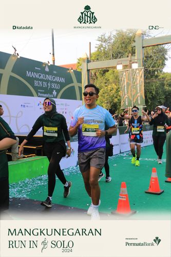 Race photo from Mangkunegaran Run 2024