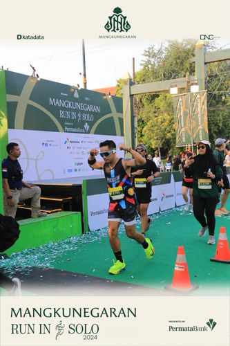 Race photo from Mangkunegaran Run 2024