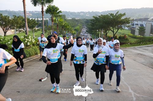 Race photo from Taman Budaya x BOGORUN 2025