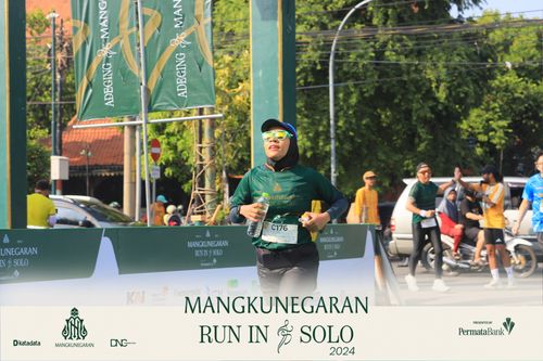 Race photo from Mangkunegaran Run 2024