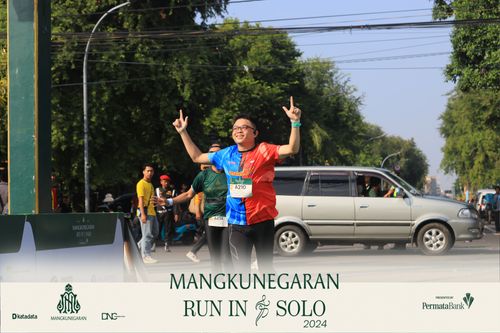 Race photo from Mangkunegaran Run 2024
