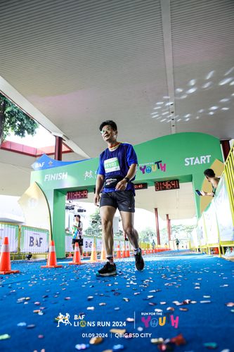 Race photo from BAF LIONS RUN 2024