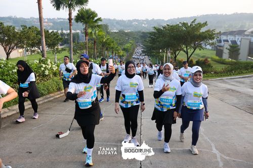 Race photo from Taman Budaya x BOGORUN 2025