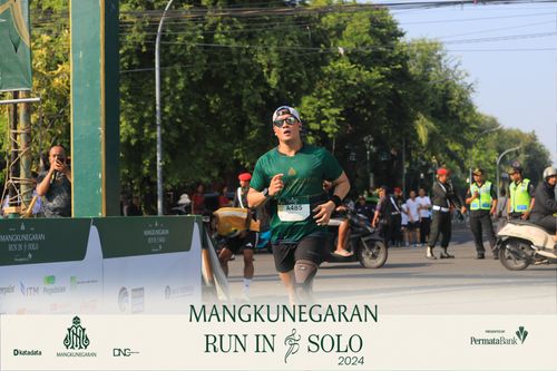 Race photo from Mangkunegaran Run 2024