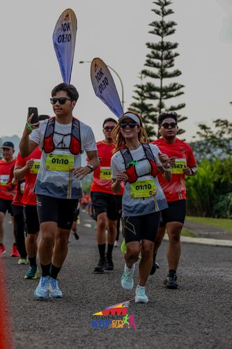 Race photo from CISANGKAN KBP CITY RUN 2025
