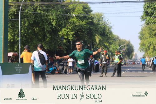 Race photo from Mangkunegaran Run 2024