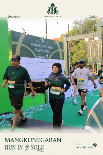 Race photo from Mangkunegaran Run 2024