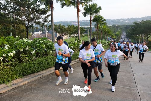 Race photo from Taman Budaya x BOGORUN 2025