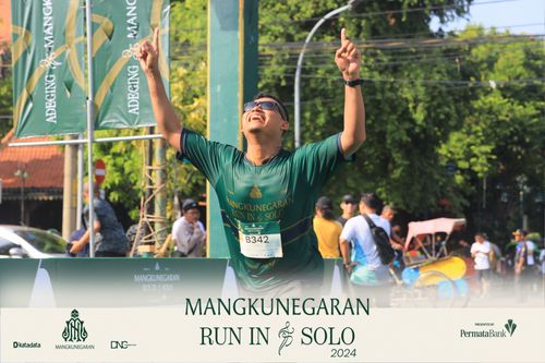 Race photo from Mangkunegaran Run 2024