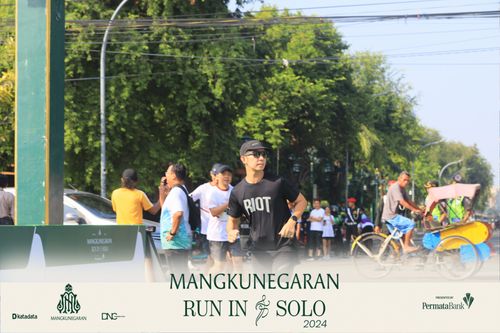 Race photo from Mangkunegaran Run 2024