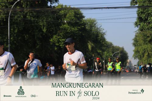 Race photo from Mangkunegaran Run 2024