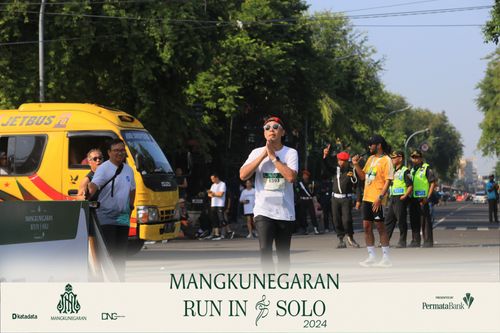 Race photo from Mangkunegaran Run 2024