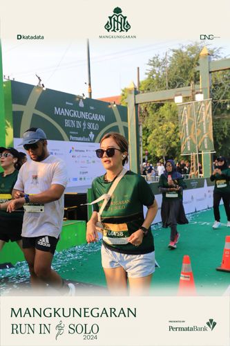 Race photo from Mangkunegaran Run 2024
