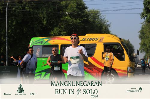 Race photo from Mangkunegaran Run 2024
