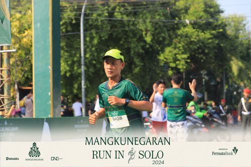 Race photo from Mangkunegaran Run 2024