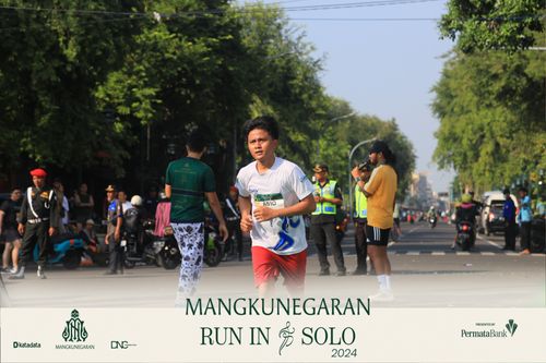 Race photo from Mangkunegaran Run 2024