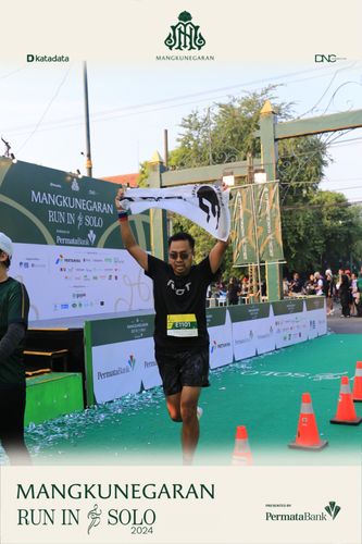 Race photo from Mangkunegaran Run 2024