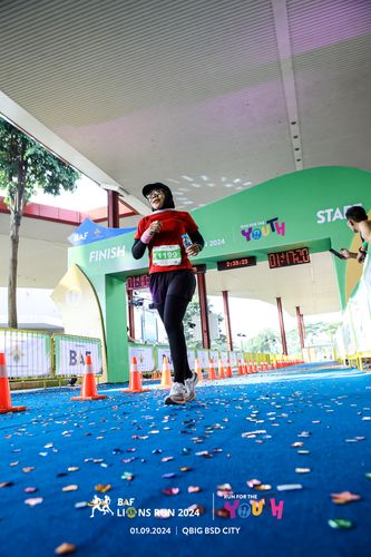 Race photo from BAF LIONS RUN 2024