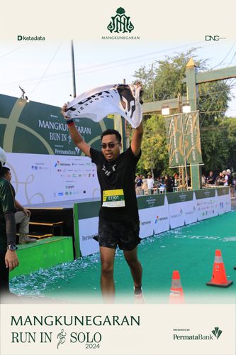 Race photo from Mangkunegaran Run 2024