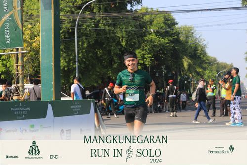 Race photo from Mangkunegaran Run 2024