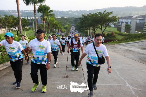 Race photo from Taman Budaya x BOGORUN 2025