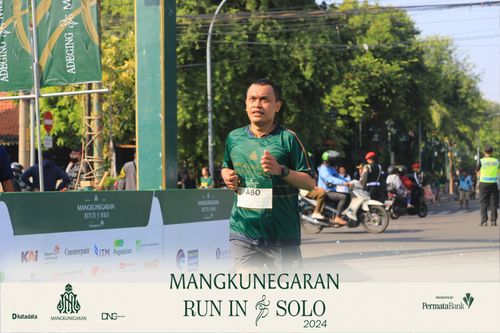 Race photo from Mangkunegaran Run 2024