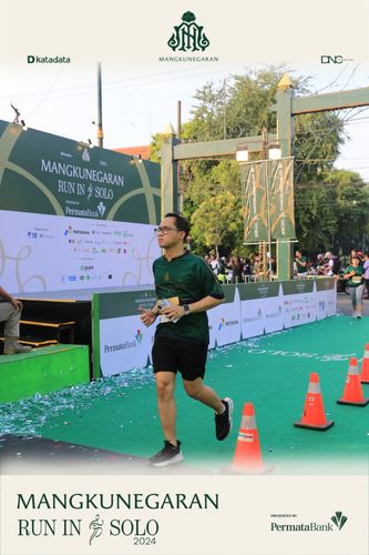 Race photo from Mangkunegaran Run 2024