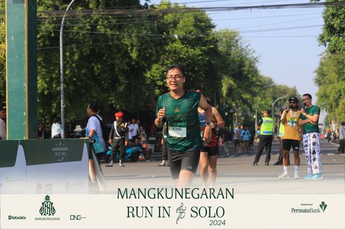 Race photo from Mangkunegaran Run 2024