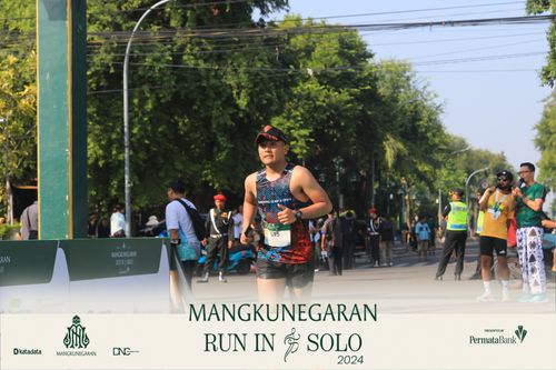Race photo from Mangkunegaran Run 2024