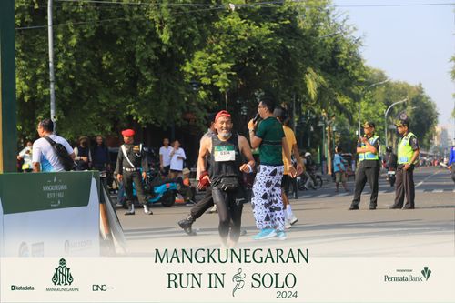 Race photo from Mangkunegaran Run 2024