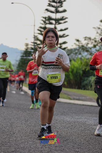 Race photo from CISANGKAN KBP CITY RUN 2025