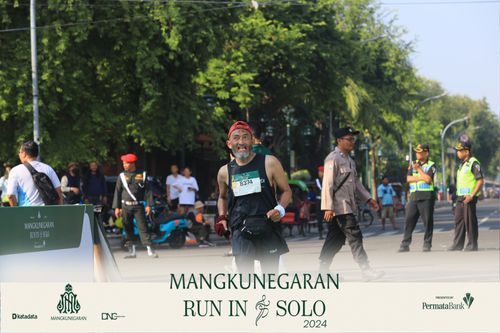 Race photo from Mangkunegaran Run 2024
