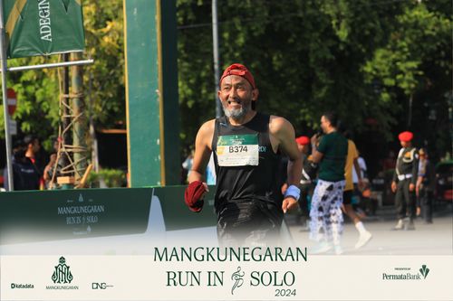 Race photo from Mangkunegaran Run 2024