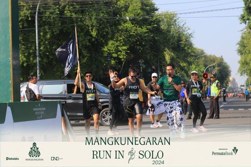 Race photo from Mangkunegaran Run 2024